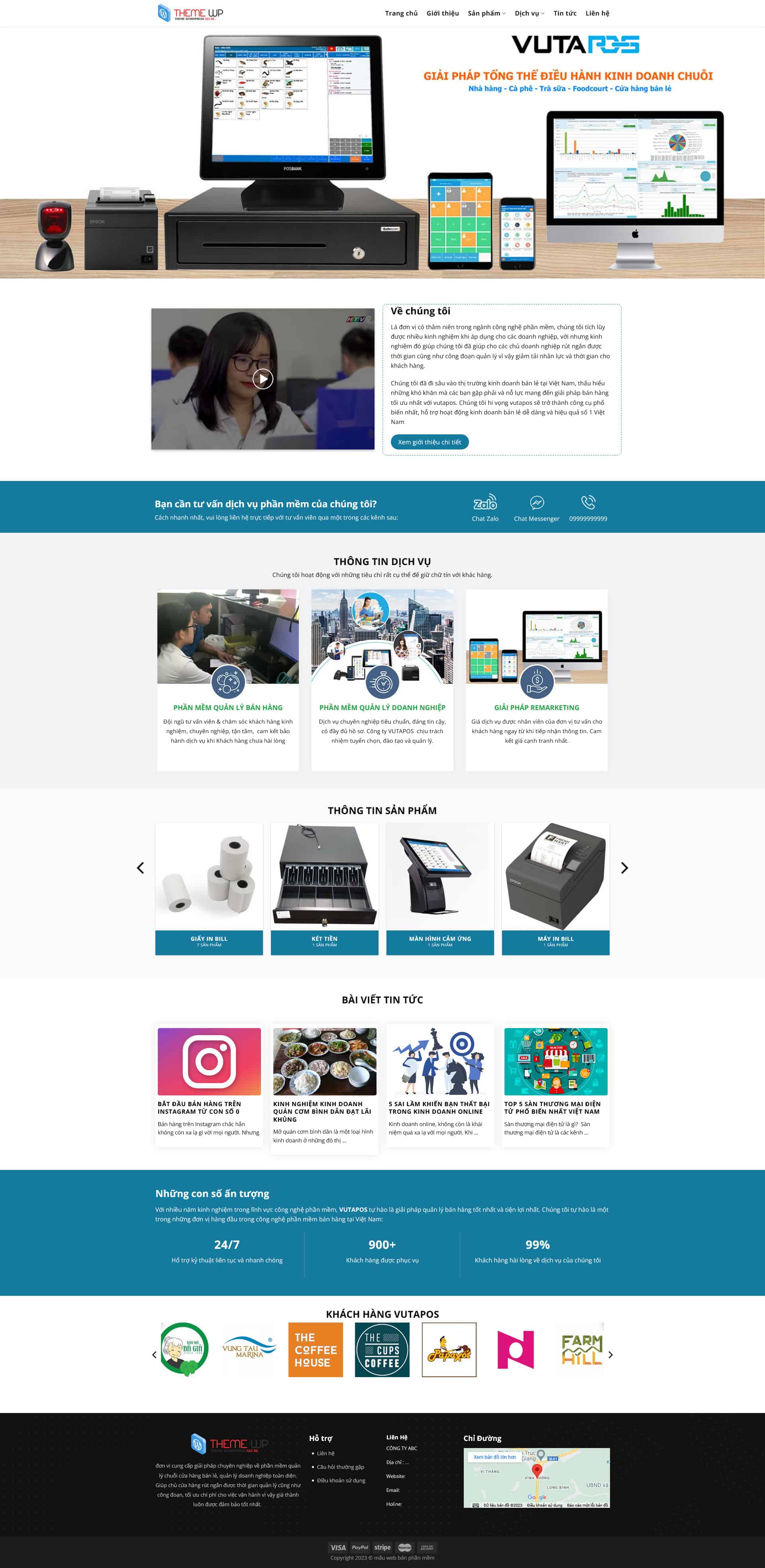 Theme WP Bán Phần Mềm Công Ty 1 Giá Rẻ | Hiện Đại | Phù Hợp Xu Hướng